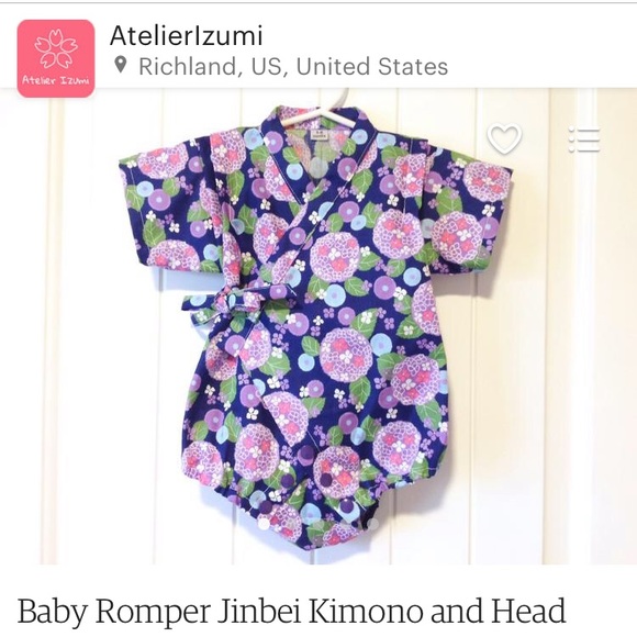 kimono romper baby